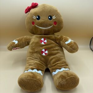Built A Bear Gingerbread Buddy With Bow 2020 BAB gingerbread Man